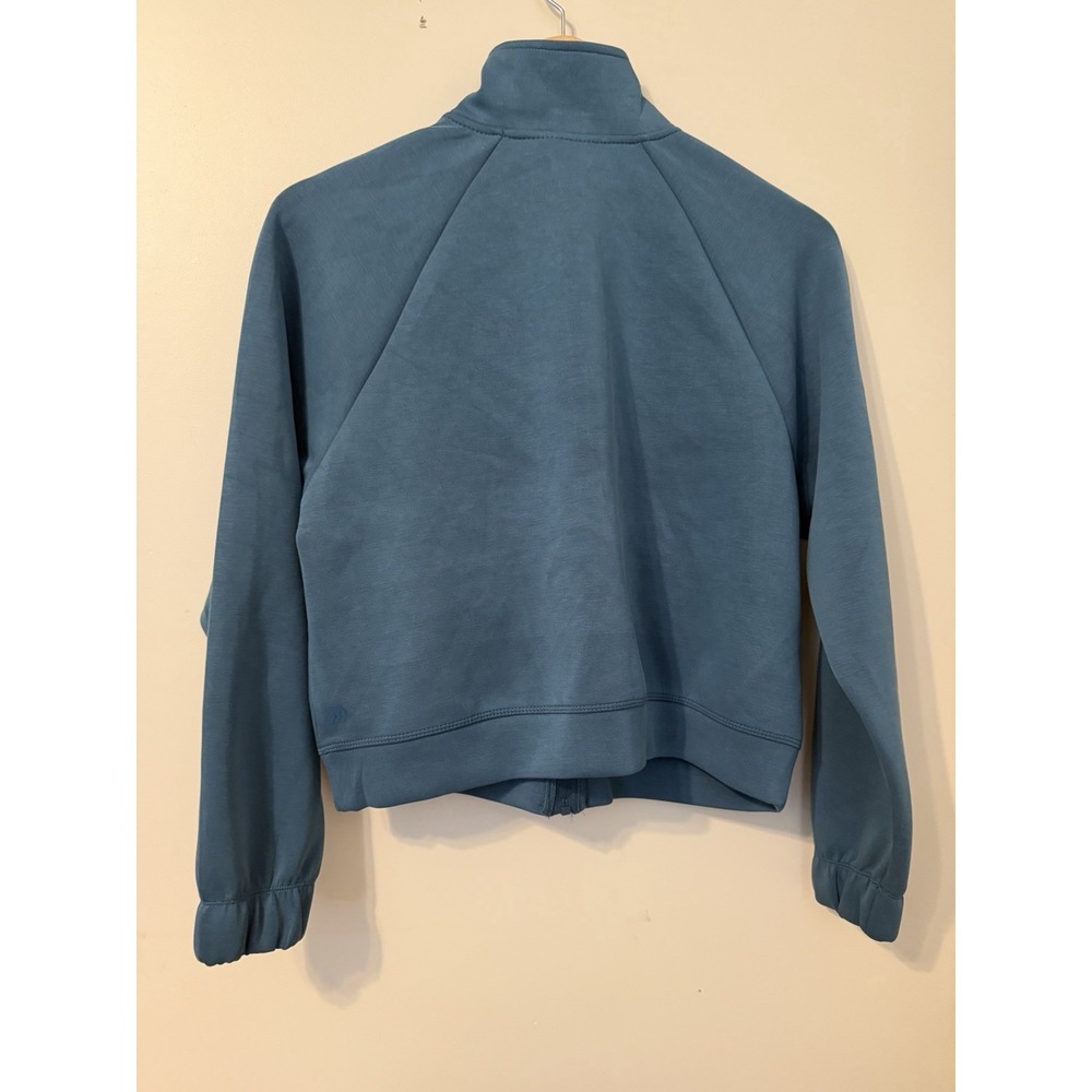 NWT Women Airy Sleek Ribbed Blue Full Zip Jacket - All In Motion Size XS - Picture 13 of 16